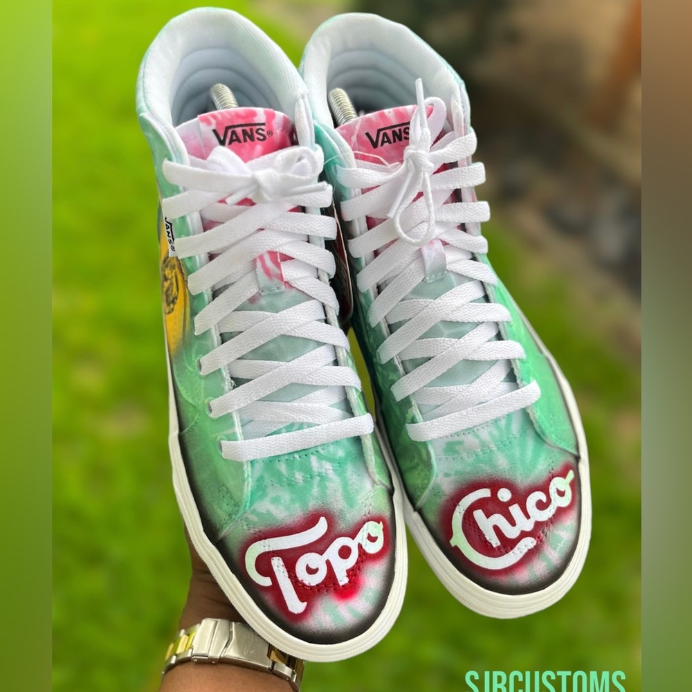 Custom Topo Chico Vans
